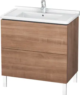 Duravit L-Cube Servantskap m/2 skuffer 820x712x469 mm, Ticino Kirseb&#230;r