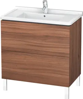 Duravit L-Cube Servantskap m/2 skuffer 820x712x469 mm, Natur Valn&#248;tt