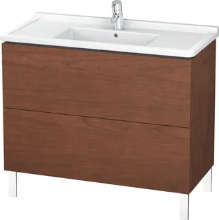 Duravit L-Cube Servantskap m/2 skuffer 1020x712x469 mm, Amerikansk Valn&#248;tt