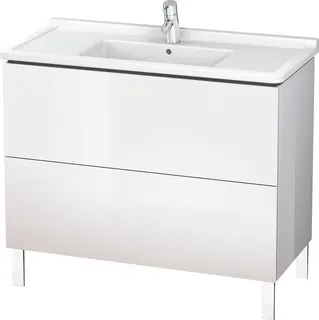 Duravit L-Cube Servantskap m/2 skuffer 1020x712x469 mm, Hvit H&#248;yglans