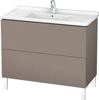 Duravit L-Cube Servantskap m/2 skuffer 1020x712x469 mm, Basalt Matt