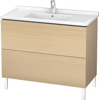 Duravit L-Cube Servantskap m/2 skuffer 1020x712x469 mm, Middelhavs Eik