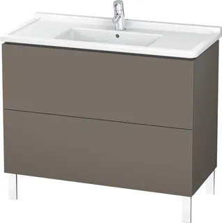 Duravit L-Cube Servantskap m/2 skuffer 1020x712x469 mm, Flanellgr&#229; Matt