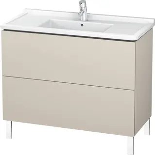 Duravit L-Cube Servantskap m/2 skuffer 1020x712x469 mm, Taupe Matt