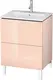 Duravit L-Cube Servantskap m/2 skuffer 620x704x482 mm, Perleaprikos HG