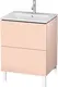 Duravit L-Cube Servantskap m/2 skuffer 620x704x486 mm, Perleaprikos Matt