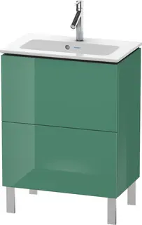 Duravit L-Cube Servantskap m/2 skuffer 620x704x391 mm, Jadegr&#248;nn HG