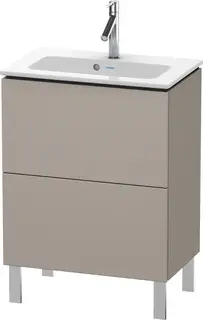 Duravit L-Cube Servantskap m/2 skuffer 620x704x391 mm, Terra