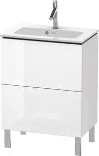 Duravit L-Cube Servantskap m/2 skuffer 620x704x391 mm, Hvit H&#248;yglans