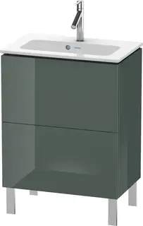 Duravit L-Cube Servantskap m/2 skuffer 620x704x391 mm, Dolomittgr&#229; HG