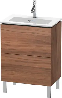 Duravit L-Cube Servantskap m/2 skuffer 620x704x391 mm, Natur Valn&#248;tt