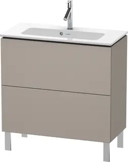 Duravit L-Cube Servantskap m/2 skuffer 820x704x391 mm, Terra