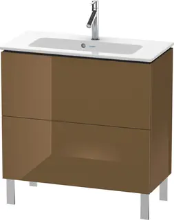 Duravit L-Cube Servantskap m/2 skuffer 820x704x391 mm, Olivenbrun HG