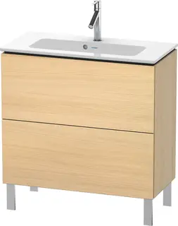 Duravit L-Cube Servantskap m/2 skuffer 820x704x391 mm, Middelhavs Eik