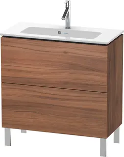 Duravit L-Cube Servantskap m/2 skuffer 820x704x391 mm, Natur Valn&#248;tt