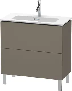 Duravit L-Cube Servantskap m/2 skuffer 820x704x391 mm, Flanellgr&#229; Matt