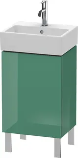 Duravit L-Cube Servantskap m/1 d&#248;r, ven 434x593x341 mm, Jadegr&#248;nn HG