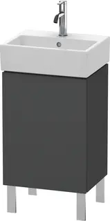 Duravit L-Cube Servantskap m/1 d&#248;r, ven 434x593x341 mm, Grafitt Matt