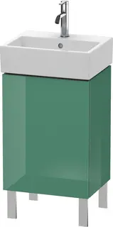 Duravit L-Cube Servantskap m/1 d&#248;r, h&#248;y 434x593x341 mm, Jadegr&#248;nn HG