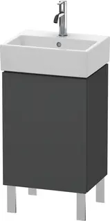 Duravit L-Cube Servantskap m/1 d&#248;r, h&#248;y 434x593x341 mm, Grafitt Matt