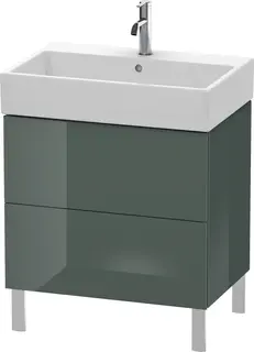 Duravit L-Cube Servantskap m/2 skuffer 684x582x459 mm, Dolomittgrå HG