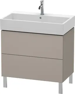 Duravit L-Cube Servantskap m/2 skuffer 784x582x459 mm, Terra