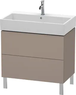 Duravit L-Cube Servantskap m/2 skuffer 784x582x459 mm, Basalt Matt