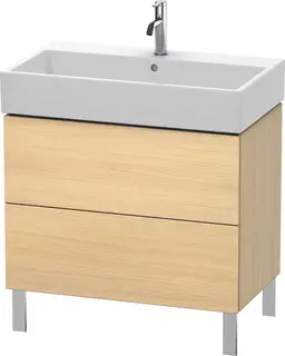 Duravit L-Cube Servantskap m/2 skuffer 784x582x459 mm, Middelhavs Eik