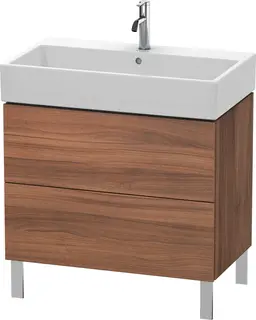 Duravit L-Cube Servantskap m/2 skuffer 784x582x459 mm, Natur Valn&#248;tt