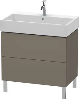 Duravit L-Cube Servantskap m/2 skuffer 784x582x459 mm, Flanellgr&#229; Matt