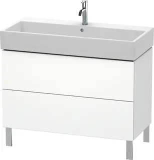 Duravit L-Cube Servantskap m/2 skuffer 984x582x459 mm, Hvit Matt