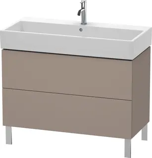 Duravit L-Cube Servantskap m/2 skuffer 984x582x459 mm, Basalt Matt