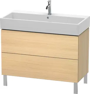 Duravit L-Cube Servantskap m/2 skuffer 984x582x459 mm, Middelhavs Eik