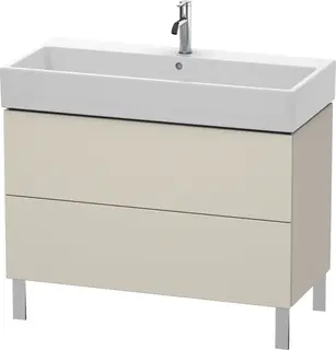 Duravit L-Cube Servantskap m/2 skuffer 984x582x459 mm, Taupe Matt