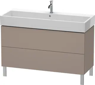 Duravit L-Cube Servantskap m/2 skuffer 1184x582x459 mm, Basalt Matt