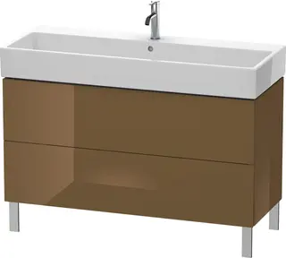 Duravit L-Cube Servantskap m/2 skuffer 1184x582x459 mm, Olivenbrun HG