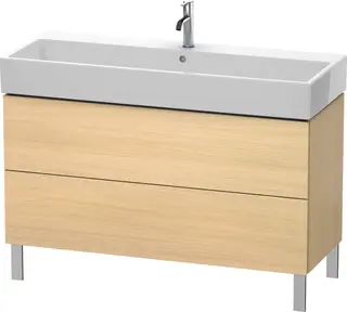 Duravit L-Cube Servantskap m/2 skuffer 1184x582x459 mm, Middelhavs Eik