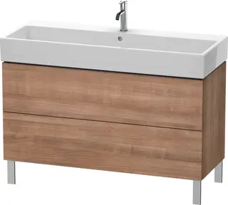 Duravit L-Cube Servantskap m/2 skuffer 1184x582x459 mm, Ticino Kirseb&#230;r