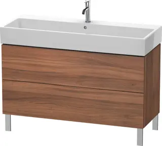 Duravit L-Cube Servantskap m/2 skuffer 1184x582x459 mm, Natur Valn&#248;tt