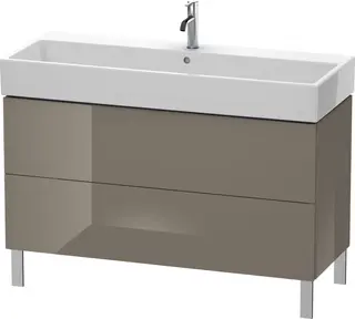 Duravit L-Cube Servantskap m/2 skuffer 1184x582x459 mm, Flanellgr&#229; HG