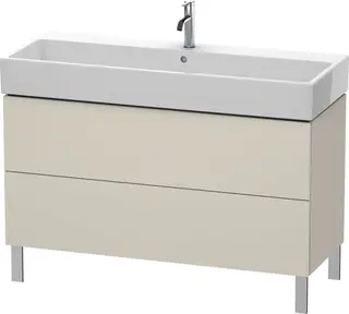 Duravit L-Cube Servantskap m/2 skuffer 1184x582x459 mm, Taupe Matt