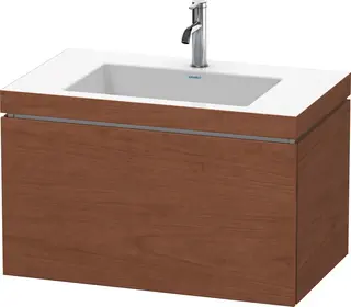 Duravit L-Cube Servantskap m/1 skuff 800x500x480 mm, Amerikansk Valn&#248;tt