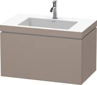 Duravit L-Cube Servantskap m/1 skuff 800x500x480 mm, Basalt Matt