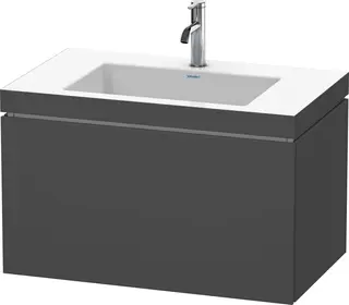 Duravit L-Cube Servantskap m/1 skuff 800x500x480 mm, Grafitt Matt