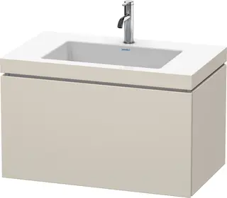 Duravit L-Cube Servantskap m/1 skuff 800x500x480 mm, Taupe Matt