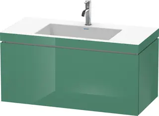 Duravit L-Cube Servantskap m/1 skuff 1000x500x480 mm, Jadegr&#248;nn HG