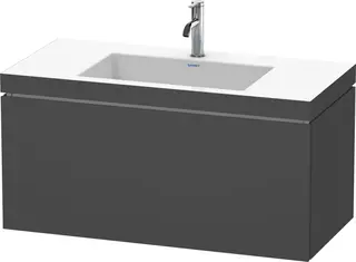 Duravit L-Cube Servantskap m/1 skuff 1000x500x480 mm, Grafitt Matt