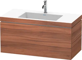 Duravit L-Cube Servantskap m/1 skuff 1000x500x480 mm, Natur Valn&#248;tt