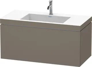 Duravit L-Cube Servantskap m/1 skuff 1000x500x480 mm, Flanellgr&#229; Matt