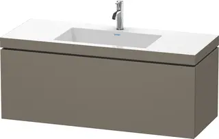 Duravit L-Cube Servantskap m/1 skuff 1200x500x480 mm, Flanellgr&#229; Matt